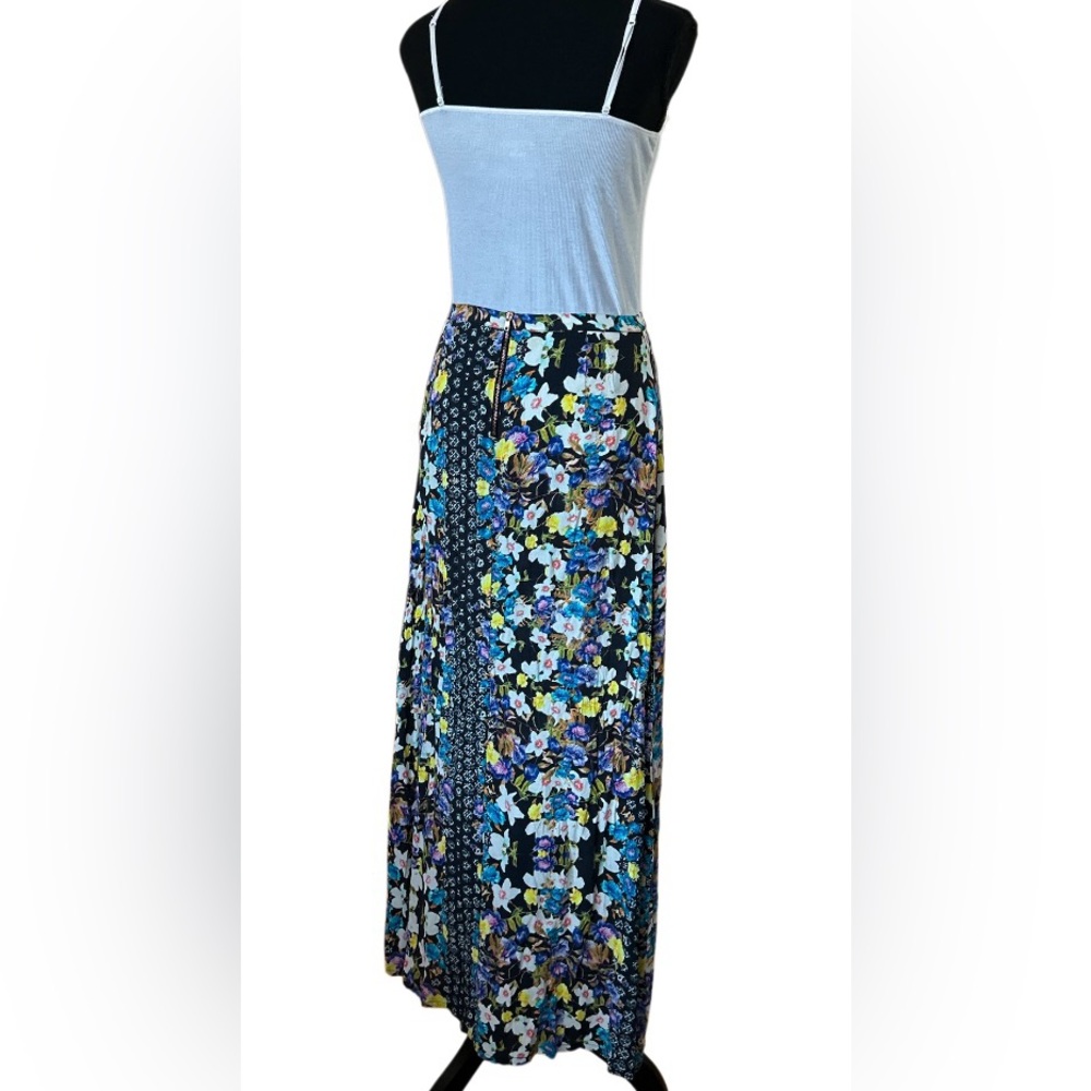 🔥 MINKPINK! GORGEOUS SLITTED FLORAL MAXI SKIRT! COOL GAUZY STYLE! FUN & FLIRTY! - Picture 8 of 12